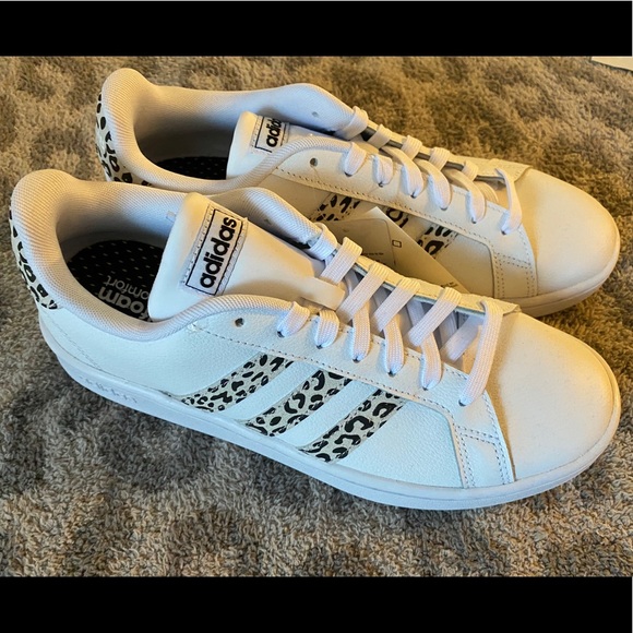 adidas grand court cheetah